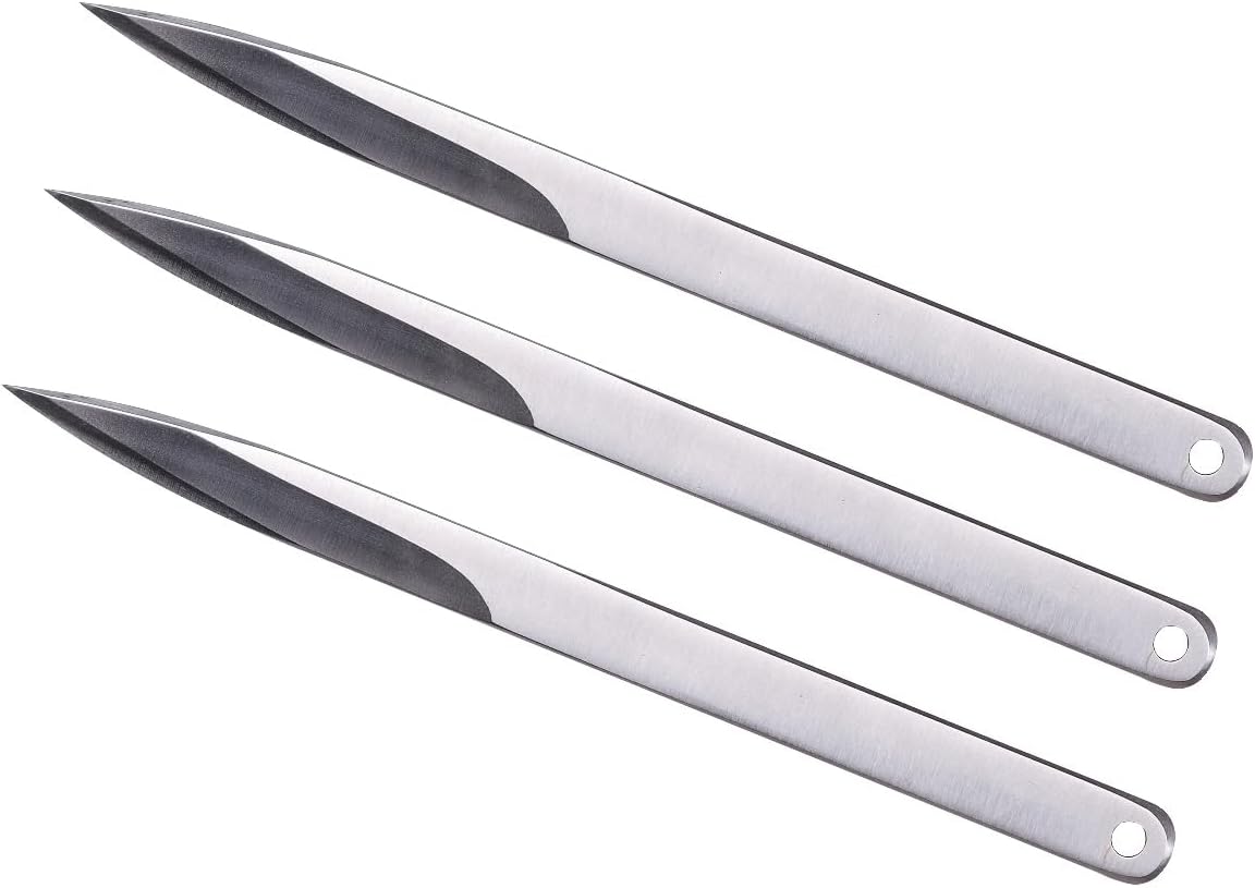TEDOJO Viper Shurikens, Throwing Tools, 7.48 in, light 3.18oz Shuriken with Full Tang Stainless Steel Design, Protective Nylon Sheaths, Outdoor Recreation and Competition (Viper)