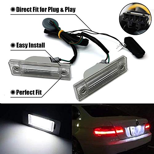 Ustar Trunk License Plate Lamp Compatible With Chevy Cruze 2009-2014 Chevy Orlando 2012-2014 Replaces 95961097 95107229 95233776 #TOP1