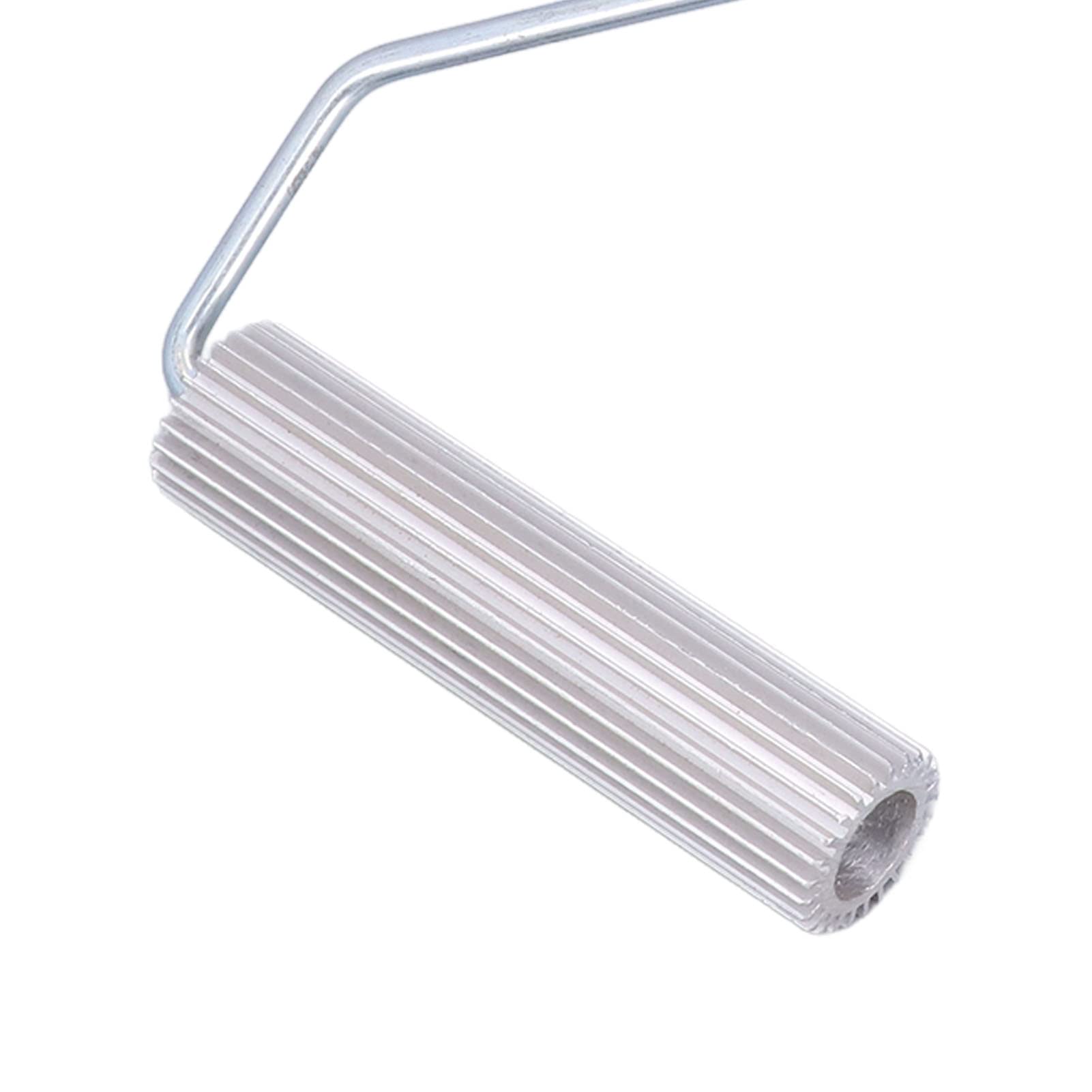 Rouleau en Fibre de Verre 30x125 mm en Alliage d’Aluminium – Outil de Réparation pour Baignoire, Élimine les Bulles d’Air, Compatible avec Résine Époxy et Polyester