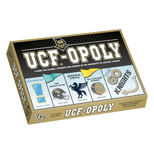 Late for The Sky UCF-Opoly Board Game – University of Central Florida Knights Family Game Night, 2-6 Players, Ages 8+, Traditional or 1-Hour Play, Campus Alumni Gift