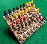 GameCraft Miniatures Paint Rack - 26mm, for Vallejo and...