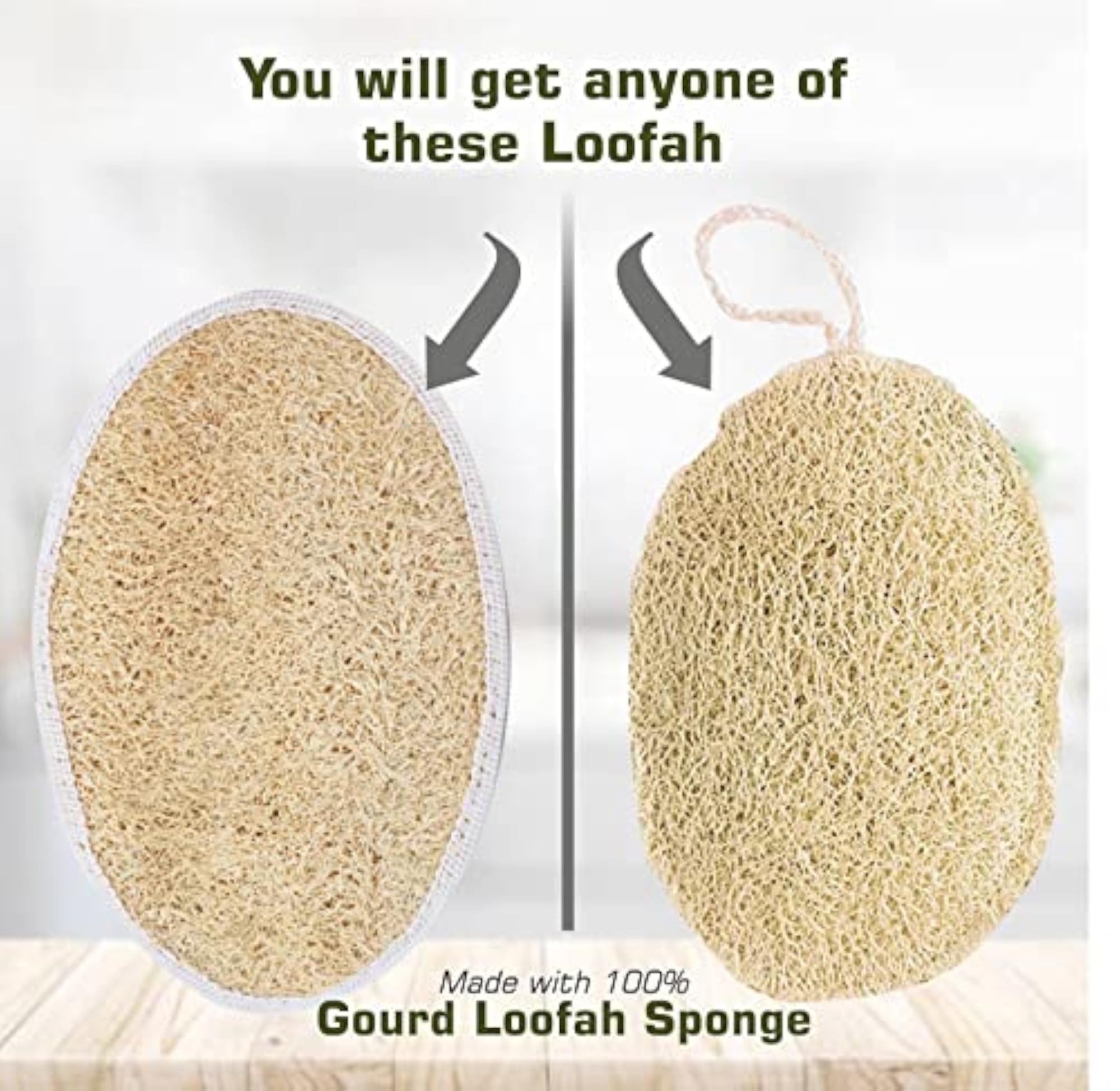 Oval Body Loofah, Pack of 8, Gift for Her