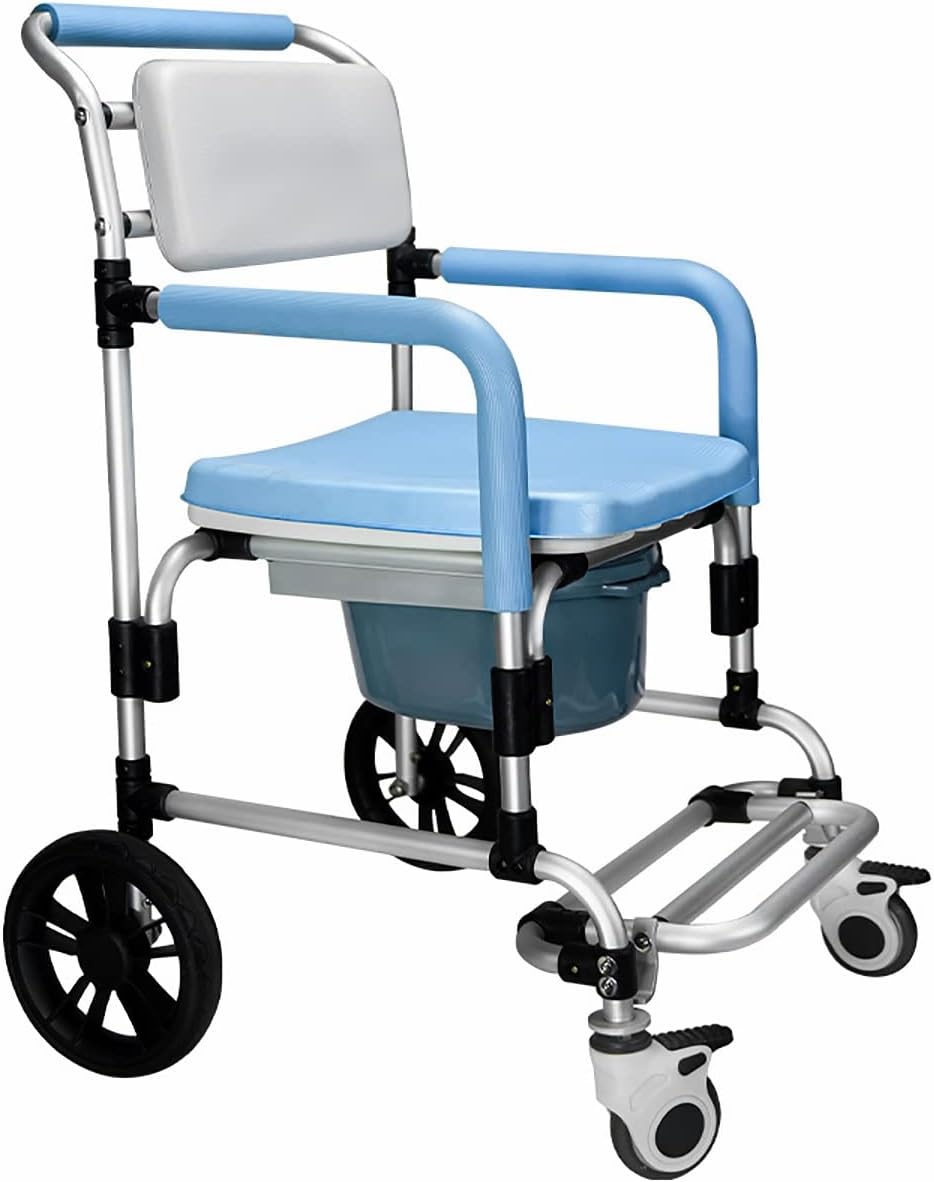Shower Wheelchair with CommodeRolling Shower Chair