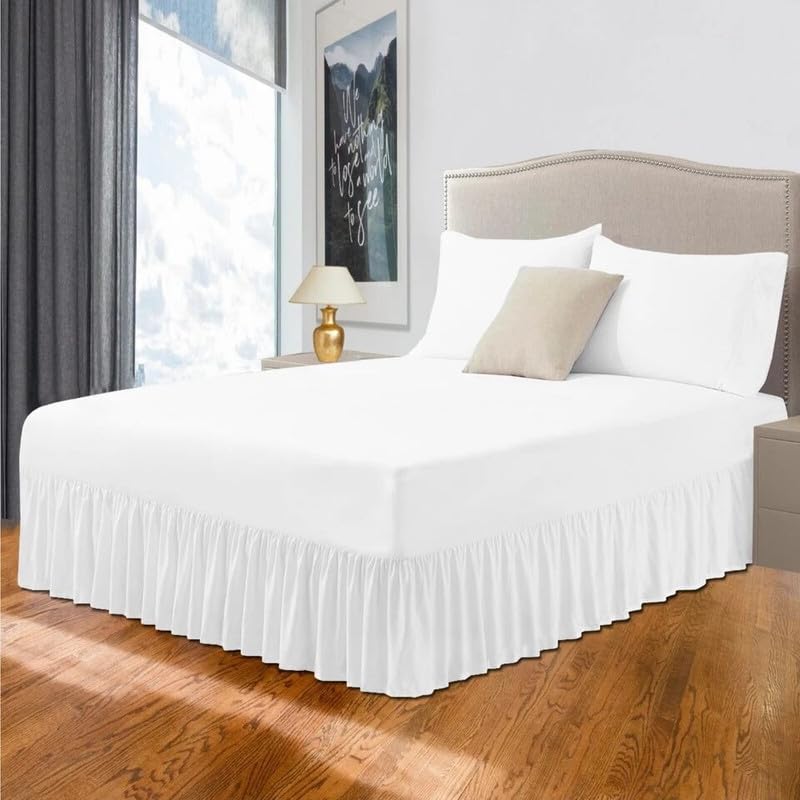Easy Care Plain Polycotton Pillow Pair Only – Super Soft Non-Iron Fade Resistant (WHT PP)