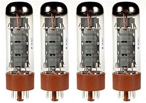 Svetlana EL34, Matched Quad (4 tubes)