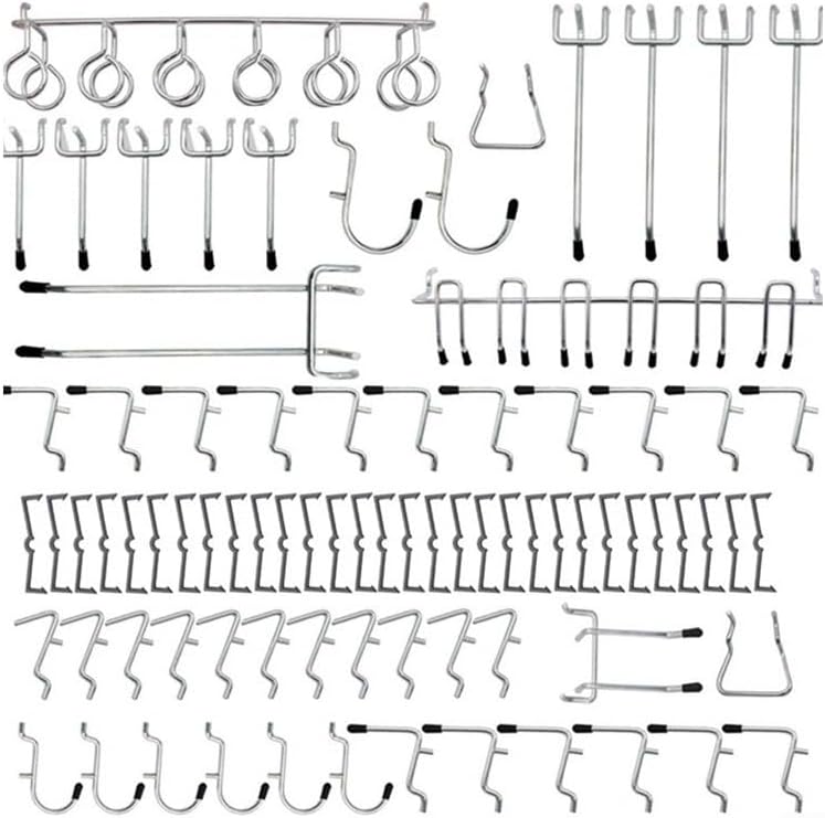 Heavy Duty Pegboard Hooks 81 Piece Assortment Efficient Tool Storage Wall Panels In Home Or Professional Environments