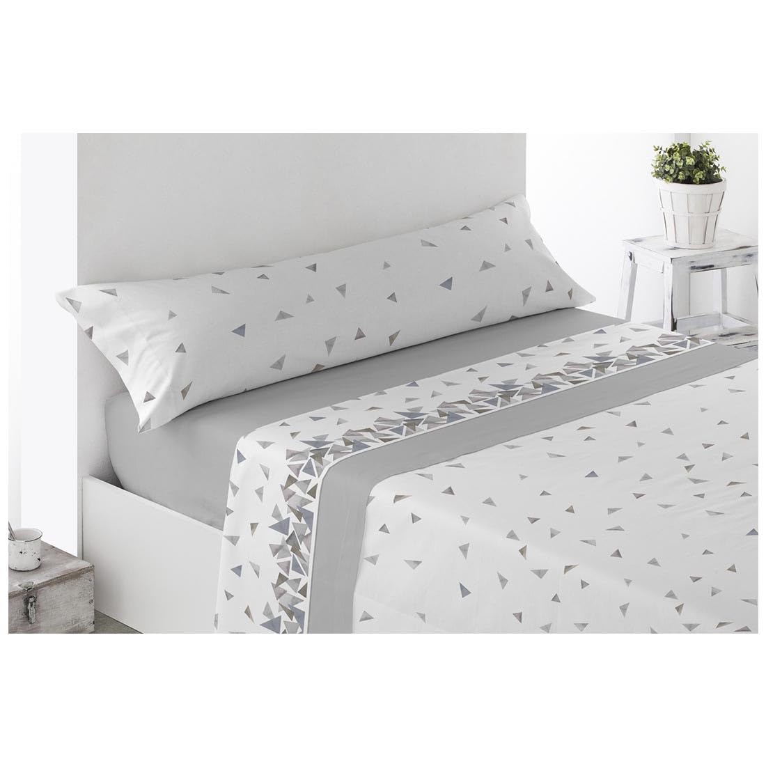 Acomoda Textil – Juego de Sábanas Térmicas de Pirineo. Sábanas de Invierno Tejido Polar para Cama Individual y Matrimonio, 3 Piezas Ropa de Cama Ajustable, Suave y Cálida. (Barbate Gris, Cama 90 cm)