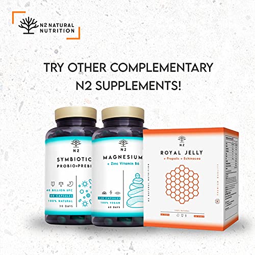 Multivitamin Kapseln. 25 Vitamine (C B1 B D E) und Mineralien (Zink Magnesium Kalzium). HOCHDOSIERT 200% von Empfohlenen Tageswert. Vitamin a-z, Vitality, Premium.90 kapseln N2 Natural Nutrition – Bild 7