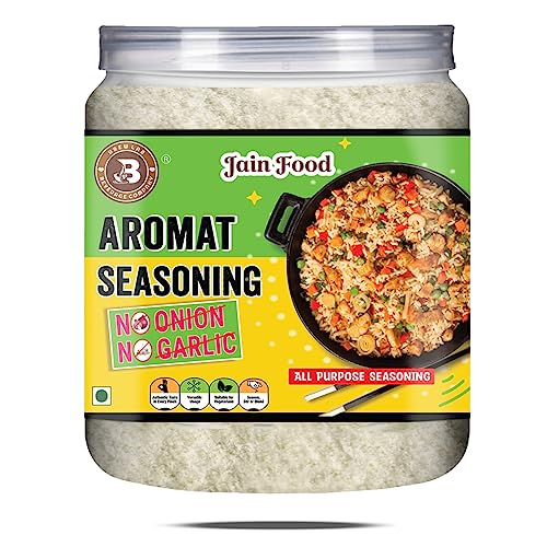 Image of Brew Lab NO Onion No Garlic Aromat Seasoning | Ideal For Jain Food | Flavor Enhancer | (250 g)