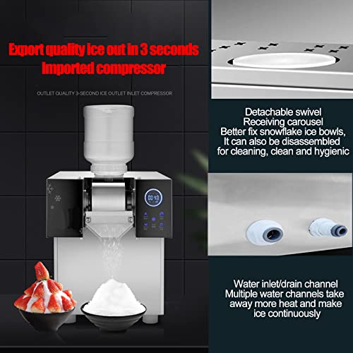 Snow Cone Machine Countertop1300/1600W, Kompakter Crushed Ice Maker, 390/520LBS Pro Tag, Selbstreinigende Und… – Bild 6