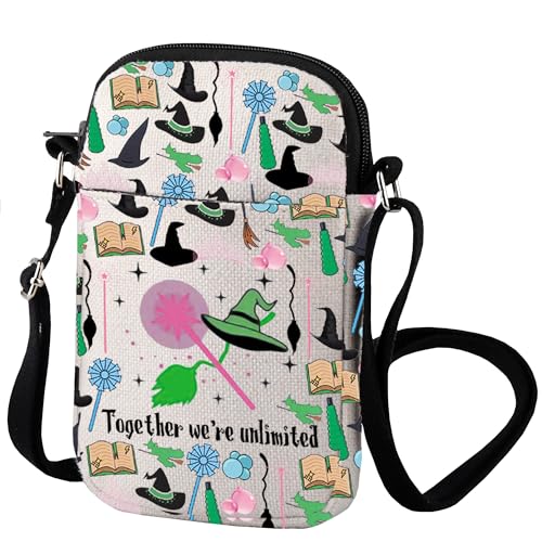 VAMSII Witch Inspired Crossbody Bag Musical Gift Together We're Unlimited The Musical Theater Fans Gift