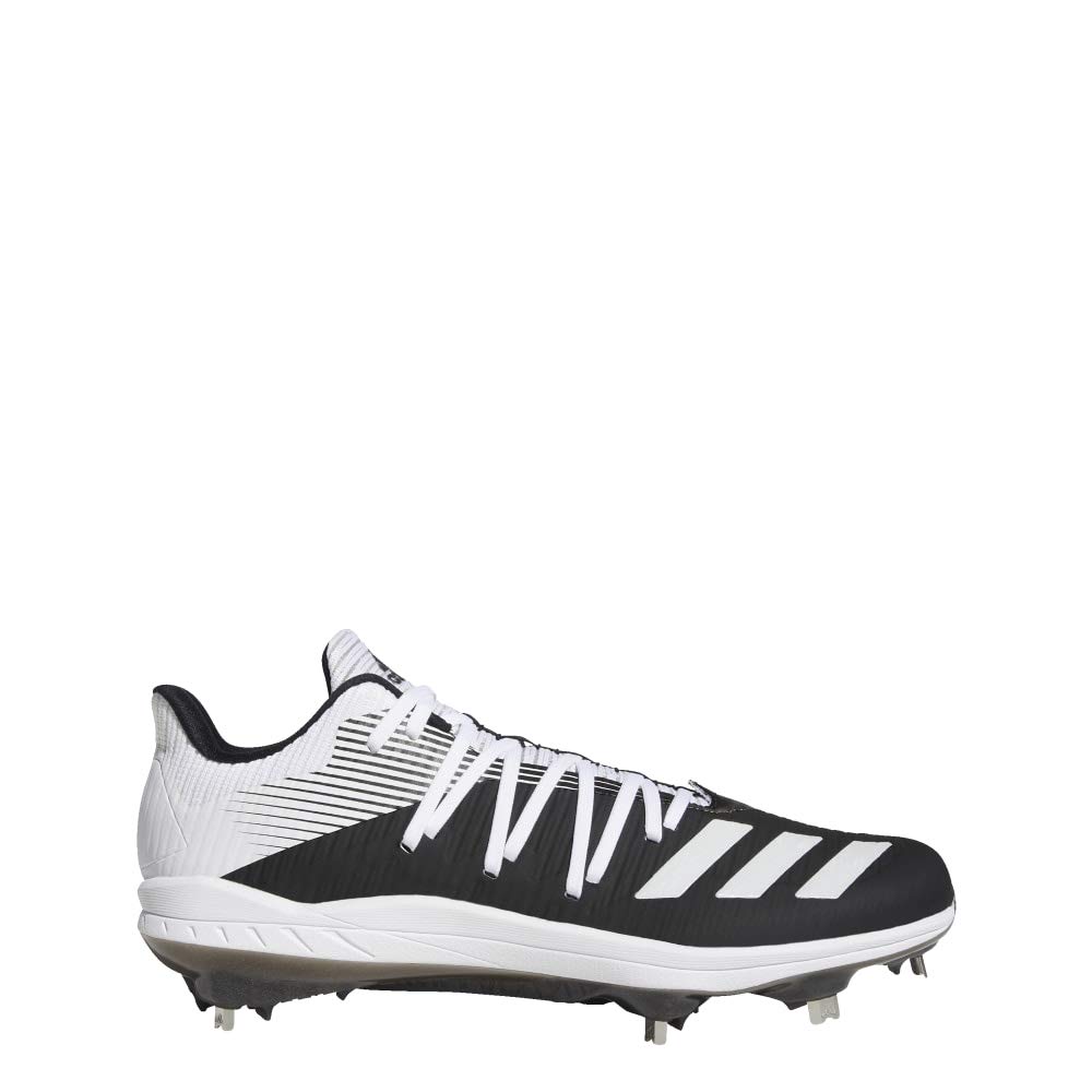 adidas Men's Adizero Afterburner 6 Black/White Baseball Cleats 14