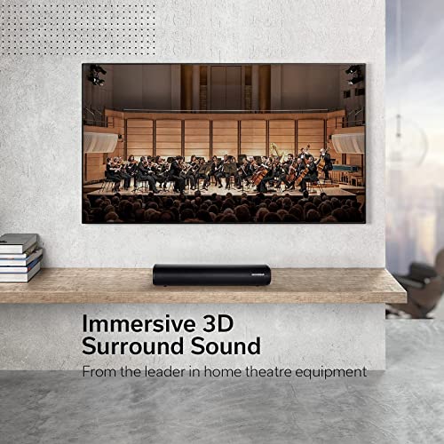 TKMARS Barra de Sonido para TV con Bluetooth 50cm Minibarra Subwoofer Incorporado Sonido de 2.0 Canales 3D Envolvente Altavoz Pequeño para PC Cine en Casa con Control Remoto/HDMI/óptico/RCA/AUX/USB - imagen 5