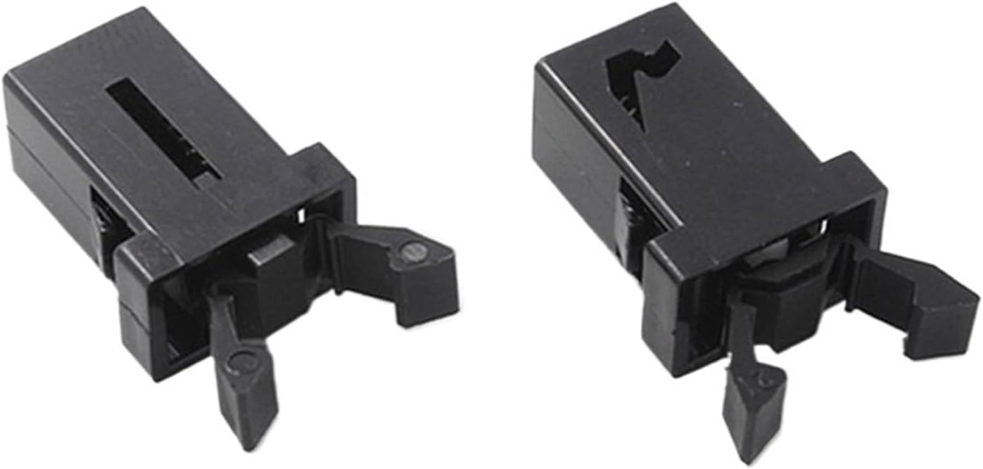 プラスチックロックセルフロックスイッチ修理クリップ ブラック 10個