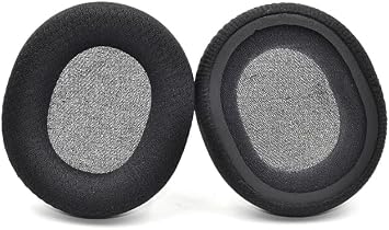 Steelseries Arctis 7/Arctis 5/Arctis 3/Arctis 1/ Arctis Pro Kayıpsız Kablosuz Oyun Kulaklığı, Yumuşak Hafızalı Sünger ve Nefes Alabilir Örgü Kumaş Kulak Pedleri Minder (Siyah)