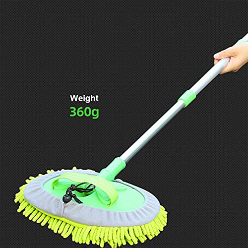 HEXLONG Mop Auto Wassen Drie Sectie Telescopische Staaf Mop Huishoudelijke Multifunctionele Draagbare Vegen En Schrapen… - Image 6