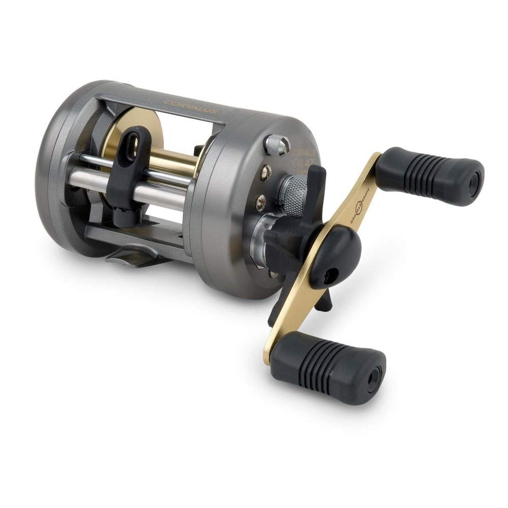 SHIMANO Corvalus 400, Mulinello da Pesca a Mano Destra Baitcast, CVL400