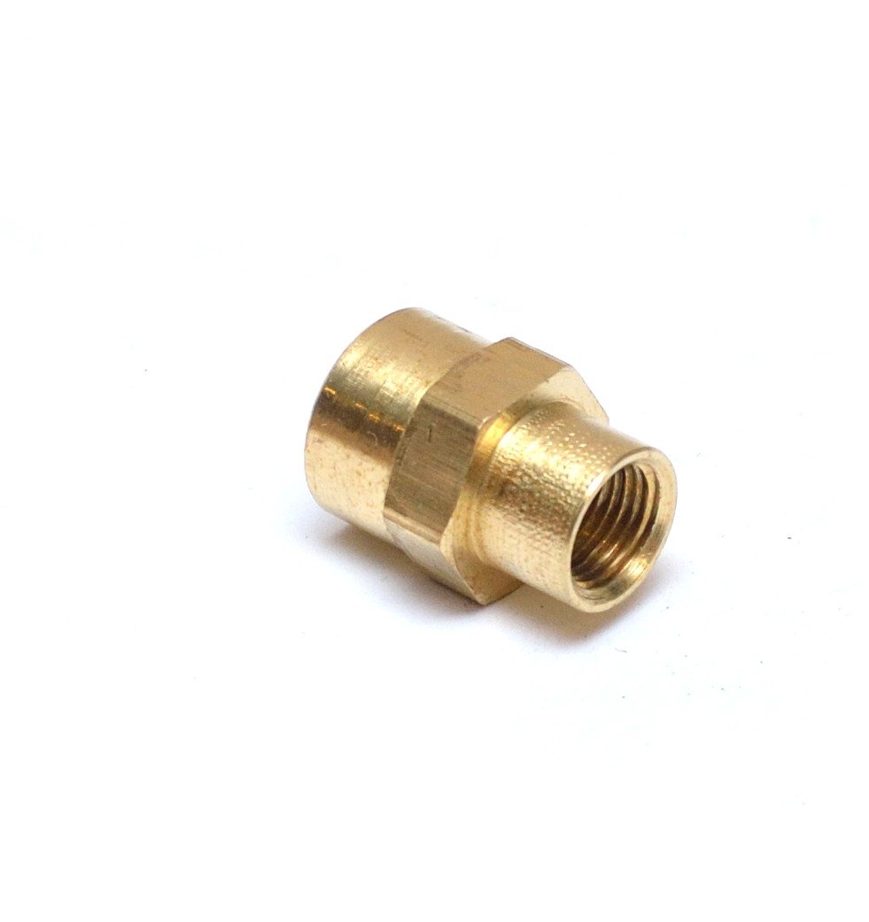 FASPARTS1/4 Female NPT to 1/8 Female NPT FIP FPT Reducing Coupling Brass Pipe Fitting Fuel / Air / Water / Boat / Gas / Oil WOG by FASPARTS