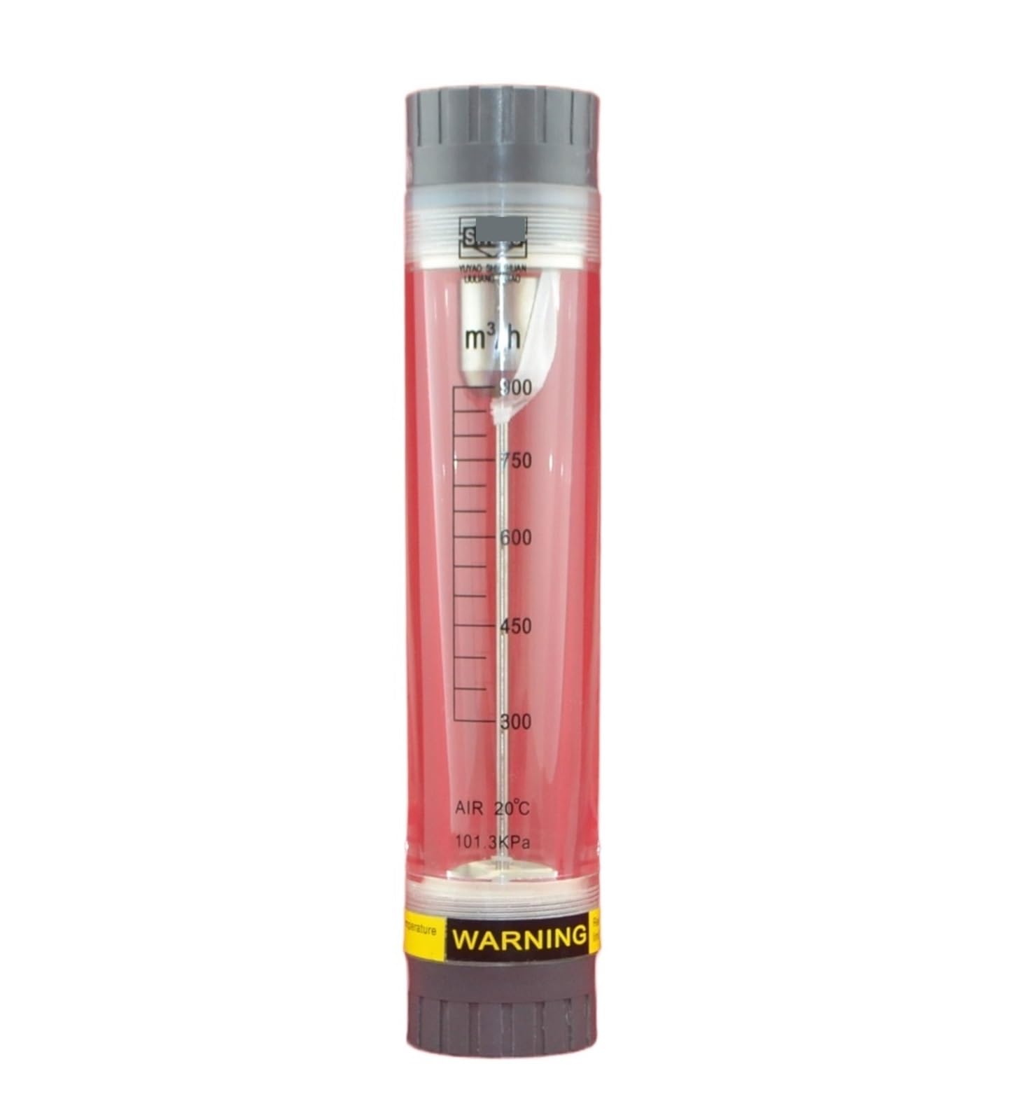 QfUxYYSLD LZM-50G Acrylic and Stainless Steel Float rotameter Pipeline flowmeter Water/Liquid Flow Meter 2" BSPT thead(20-100GPM 100-350LPM)