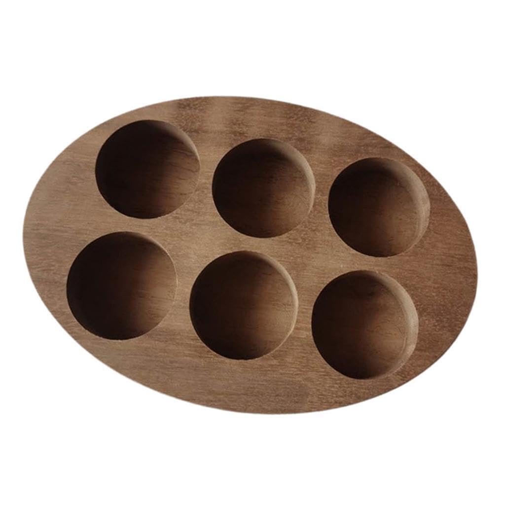CYDZSRA Storage Rack Organizer Natural Wood Aromatherapy Solutions Holding Essential Oils Beauty Products And Miscellaneous Items Bottles Home Storage Rack