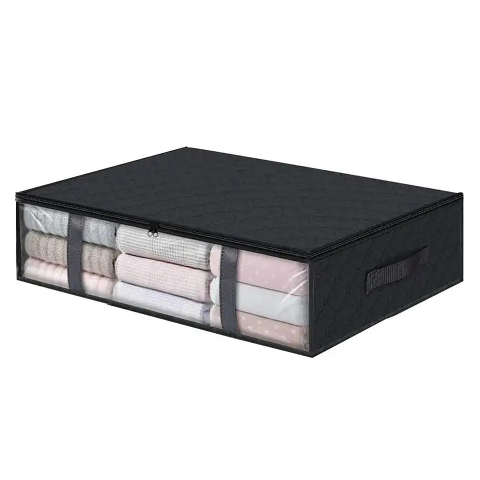 XILEUDUOD Clothes Storage Bins with Lids Fold Non Woven Fabric Storage Box