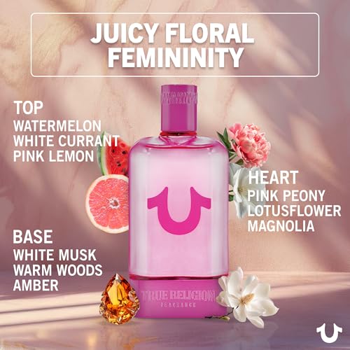 True Religion Fragrance for Women - Eau De Parfum Spray, Perfume for Women, Fruity, Floral & Amber Fragrance, EDP, Designer Scent for Her, Long Lasting - 3.4 fl oz (100 mL) - Image 3