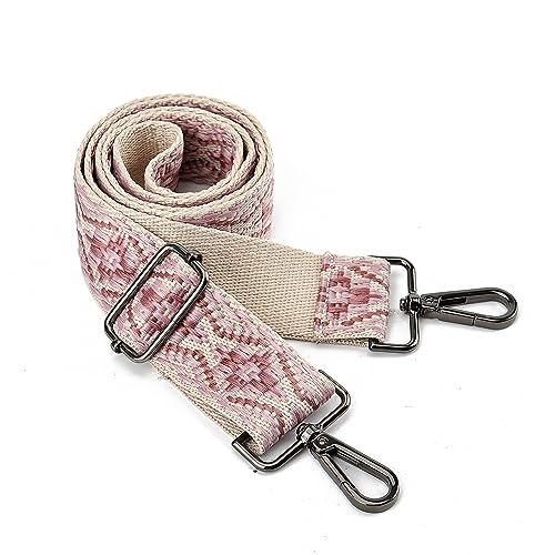 Image of Purse Strap Gold Hardware Replacement Crossbody Bag Strap, Wide Adjustable Shoulder Strap