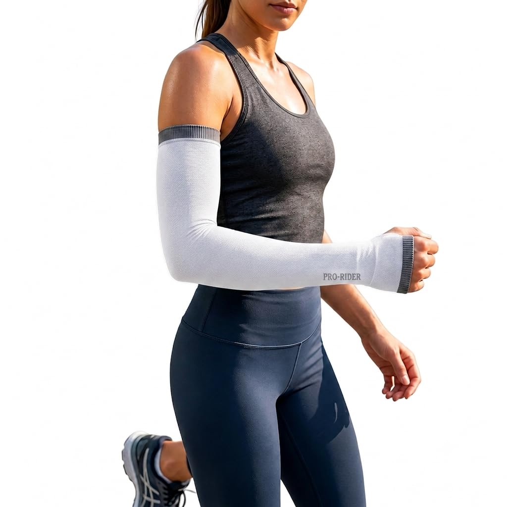 KANI WEAR All-Weather Arm Gloves & Sleeves – Comfortable Sun Dust Protection Gloves (1 Pair)-image-12