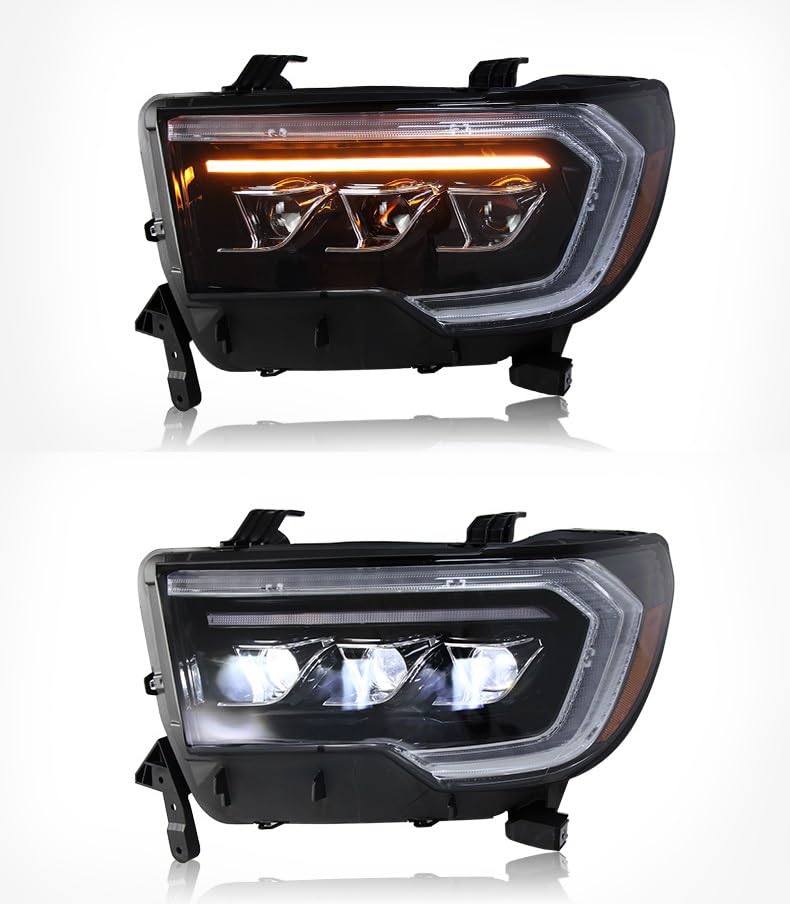 Amazon.co.jp: ため用 Led ヘッドライト アセンブリ セコイア用