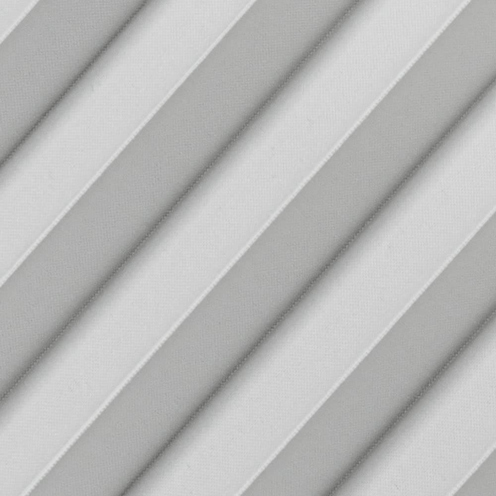 Estika Tenda plissettata con fissaggio adesivo senza forare - 60 x 150 cm - Grigio chiaro - per interni, per finestre, tessuto semi-trasparente, protezione solare