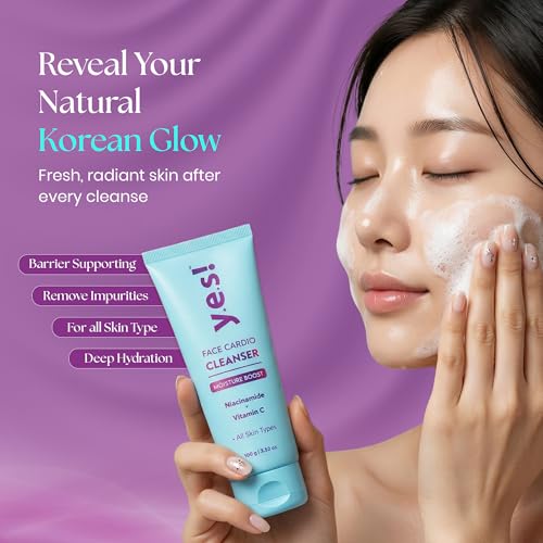 Image of Face Cardio-Cleanser (100 Gram) + You Are B-RIGHT Vitamin-C Serum (30ml) Combo | Deep Cleansing, Brightening & Hydrating Skin Care Kit