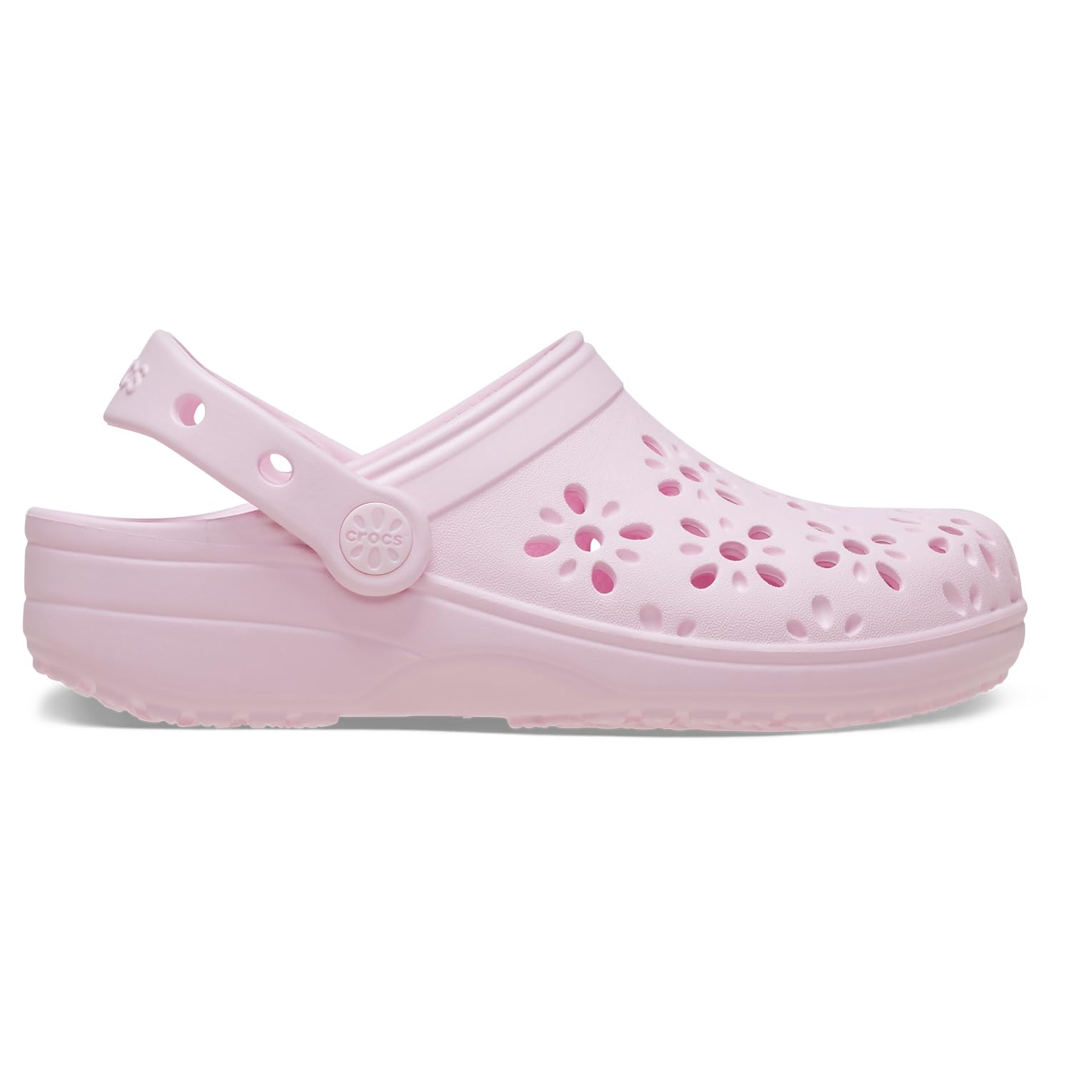 Crocs Classic Floral Cut out Clog T, Zoccoli Unisex - Bambini e Ragazzi