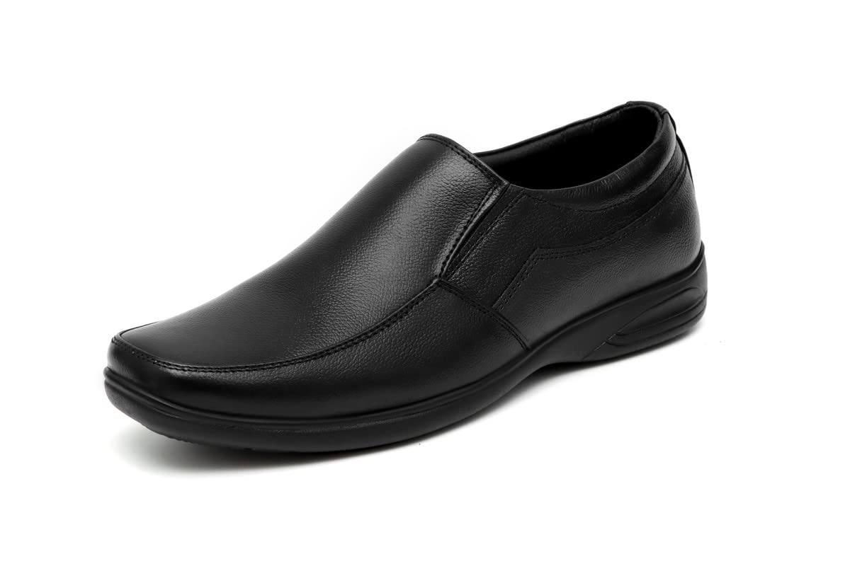 ARAMISH Black Genuine Leather Moccasin Formal Shoes for Men - 6 UK (B0C24J2NN7) Amazon Price History, Amazon Price Tracker