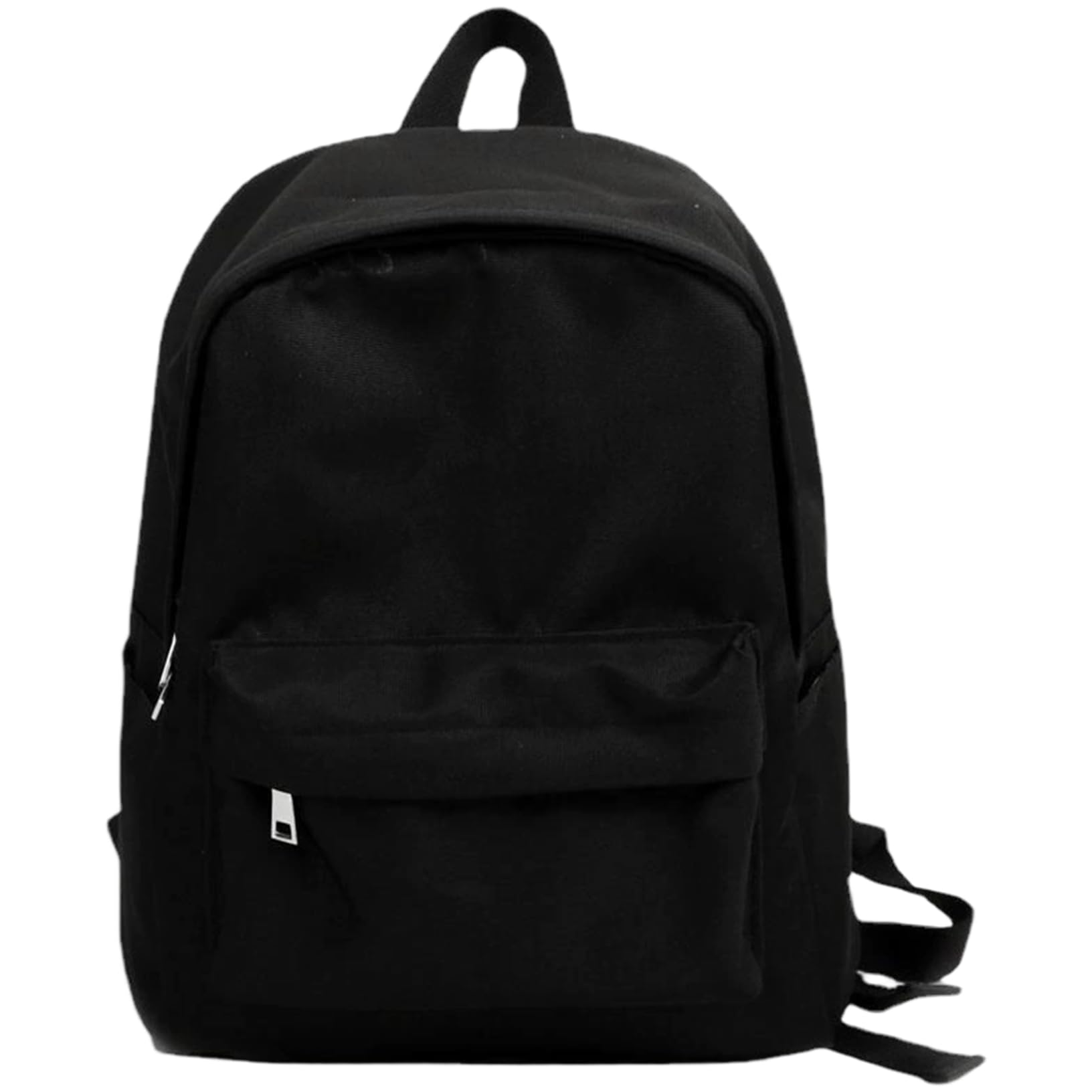 Wedhapy Black Backpack Large Capacity Black Rucksack with Multi-pocket Lightweight School Bag for Student College Womens Mens