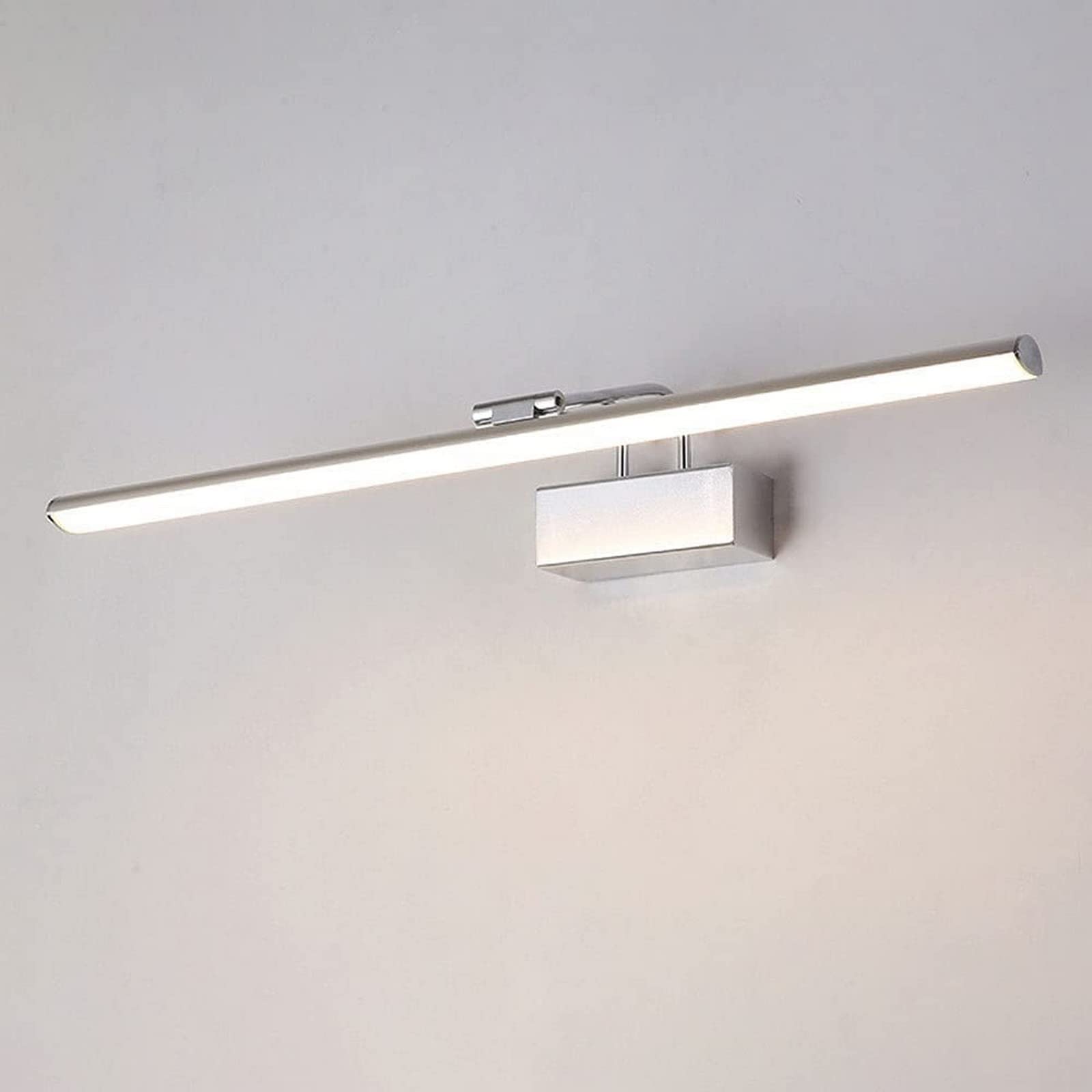 Lampa śCienna Światło lustrzane Oświetlenie LED w łazience, nowoczesna lampa lustrzana łazienkowa - Lustro wannowe Przednie światła Vanity Lampy montowane na ścianie Kompatybilne z toaletką Ściana toa