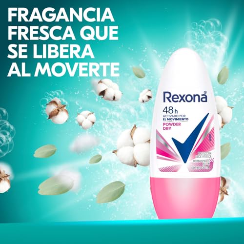Desodorante Antitranspirante Rexona Powder Dry 50ml (A embalagem pode variar)