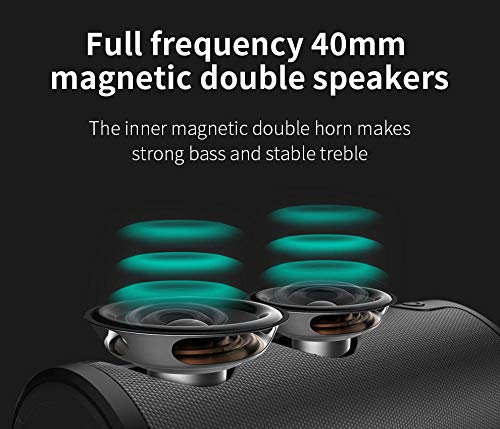 Enceinte Bluetooth tactile et son HiFi stéréo nomade avec housse - 3