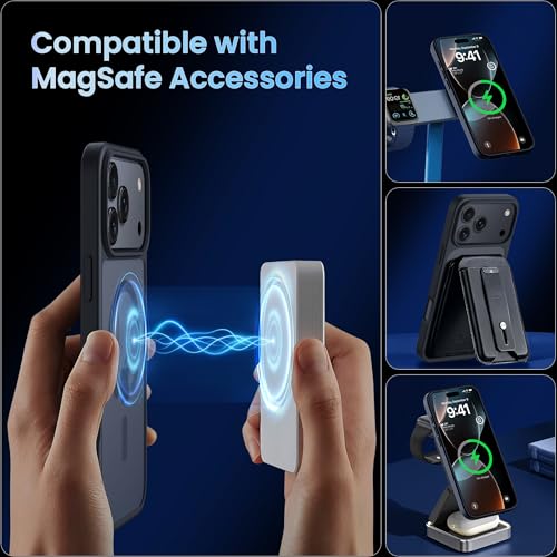 Image of CACOE Magnetic Case for iPhone 17 Pro Max 6.9 inch, Matte Black