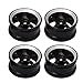 Produktbild BQLZR Schwarz Upgrade Teile Aluminiumlegierung RC 1:10 On-Road Rennwagen 5-Speichen-Felgen 4er-Pack