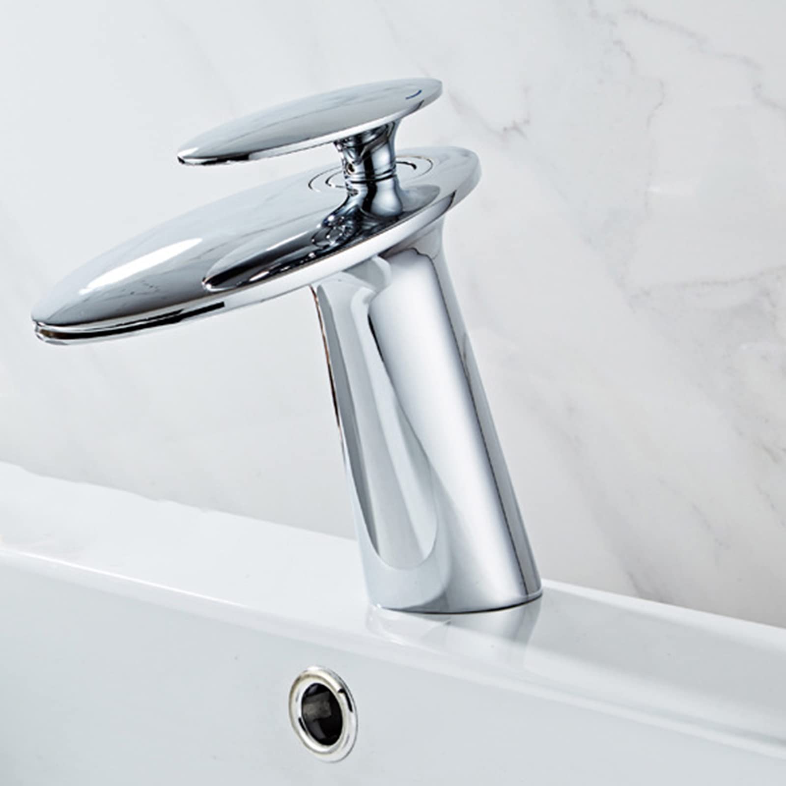 Mitigeur de lavabo cascade eau chaude froide pour robinets de lavabo design