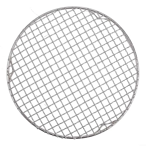 Honseadek Rejilla de refrigeración redonda de acero inoxidable 201 con 3 patas para galletas, pizzas, pasteles, asar, varios tamaños, 13 – 35 cm