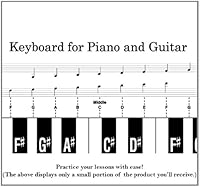 Keyboard for Piano and Guitar 0495187461 Book Cover