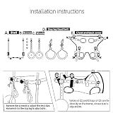 RIXANT Verstellbarer Hunderollstuhl, der kleinen Haustieren mit gelähmten Beinen hilft, die Genesung vollständig zu unterstützen, Sport-Rehabilitationsfahrzeug for behinderte Tiere (Size : M)