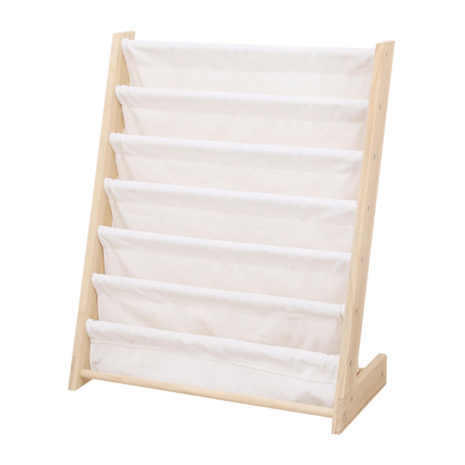 Libreria in Legno per Bambini, espositore portaoggetti per la Camera dei Bambini, scaffale per Libri da colorare 75 cm x 30 cm x 79 cm ()
