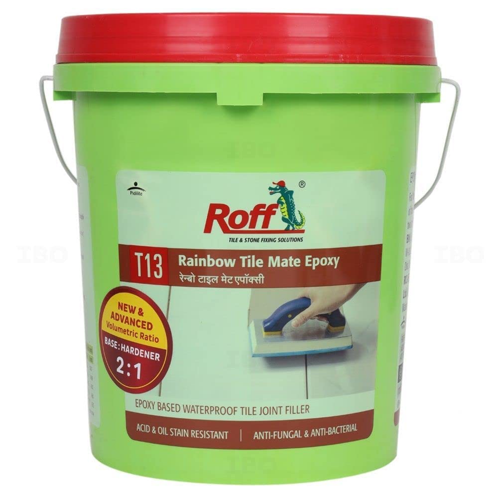 Roff Pidilite Rainbow Tile Epoxy Grout (Ivory Colour, 1 kg) Amazon.in