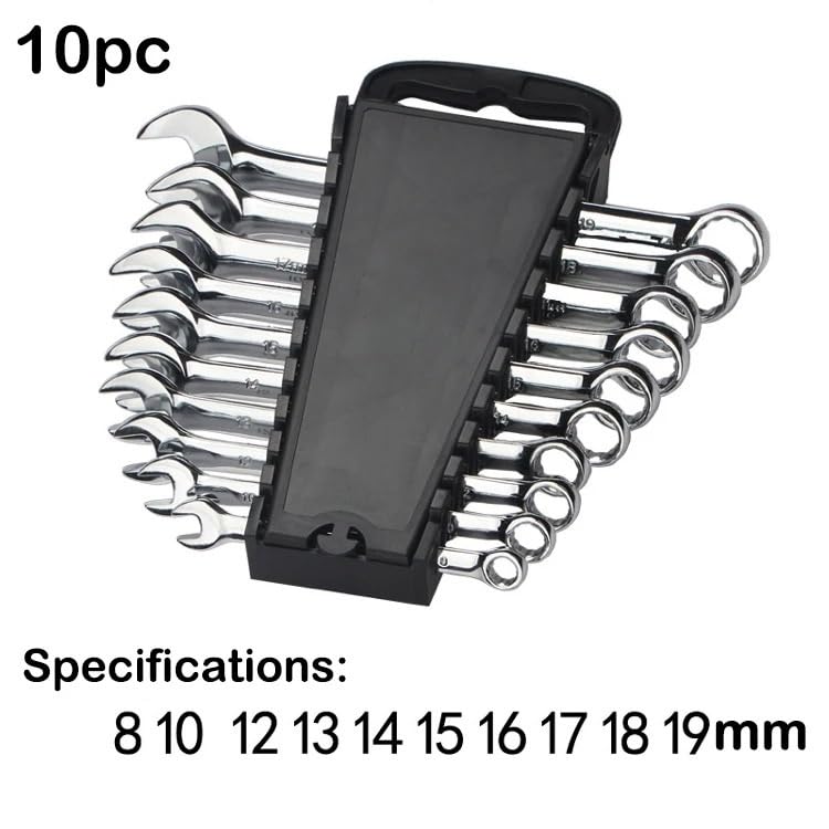 Chiavi Inglesi Chiave a cricchetto for Utensili manuali con Chiave Aperta a Doppio Scopo Set Chiavi Inglesi(10pc)