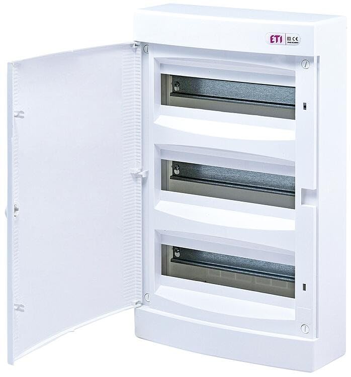 ETI Kleinverteiler ECT36PO 3-reihig 36 Teilungseinheiten 63 A IP40 Kunststoff 1101009