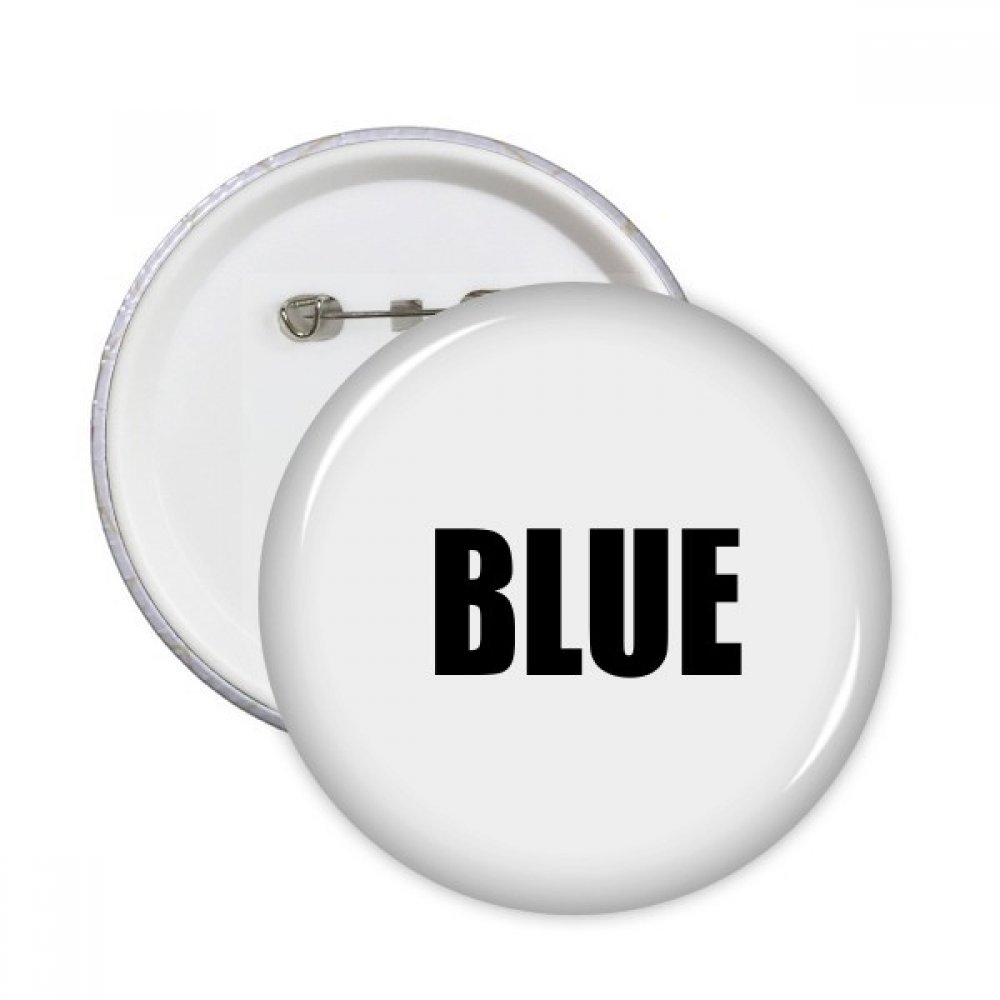 Pins bouton bleu vêtement customisation veste