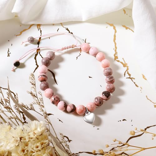 8-18 Year Old Birthday Gifts for Girls,Natural Stone Birthday Bracelet with Message Card for Daughter Granddaughter Niece Friends4