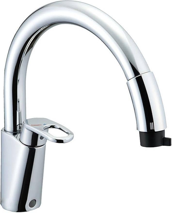 ハンドシャワー付　シングルレバー混合水栓 SF-HM451SYX型 LIXIL LIXIL,INAX,SF-HM451SYXU,エコハンドルシングルレバー混合